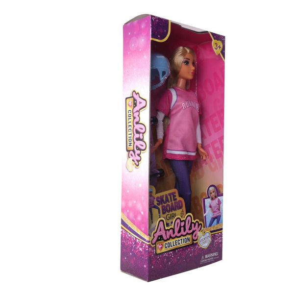 Juguete Muñeca Deporte Skate - Toyng