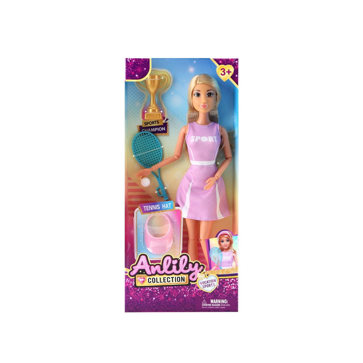 Juguete Muñeca Deporte Tenis - Toyng