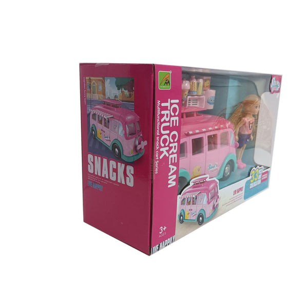 Juguete Set Bus Food Truck Y Muñeca - Toyng