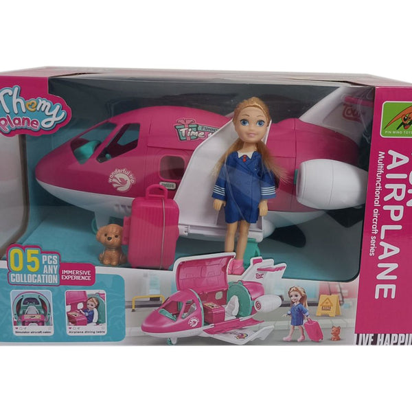 Juguete Set Avión Y Muñeca - Toyng