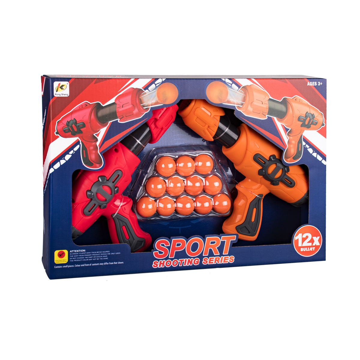 Juguete Set 2 Lanzadores Y 12 Pelotas  - Toyng