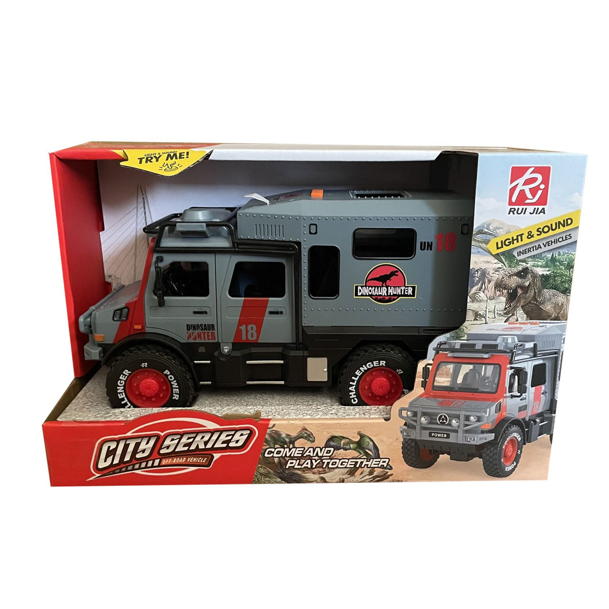 Juguete Camion Dinosaurio Luz Y Sonido - Toyng