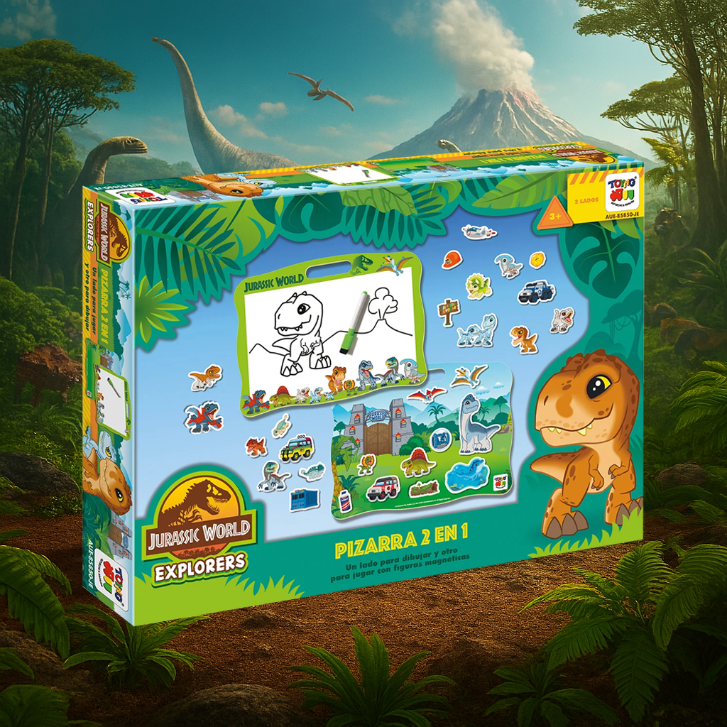 Pizarra 2 En 1 - Jurassic Explorer