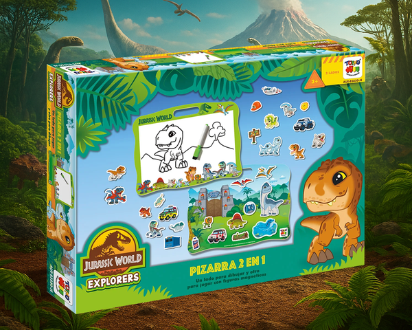 Pizarra 2 En 1 - Jurassic Explorer