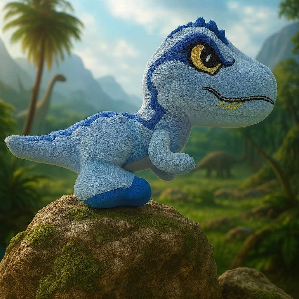Peluche Dinosaurio Azul - Jurassic