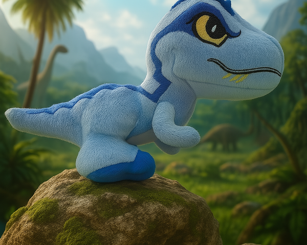 Peluche Dinosaurio Azul - Jurassic
