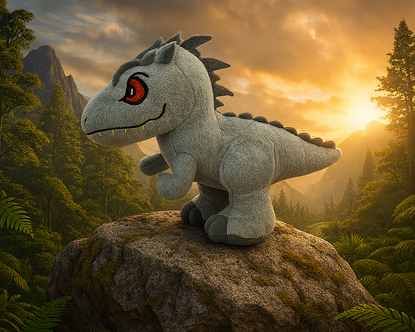 Peluche Dinosaurio Gris - Jurassic