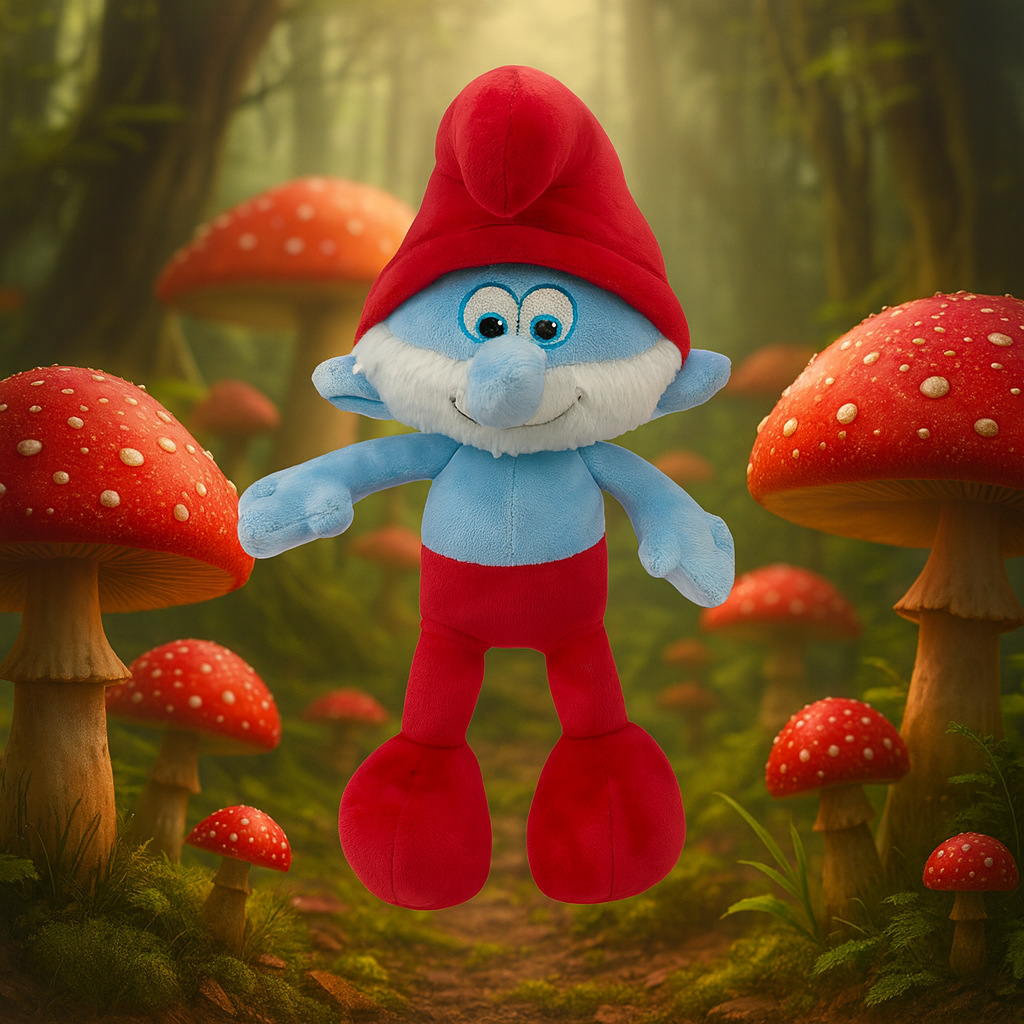 Peluche Papá Pitufo - Los Pitufos