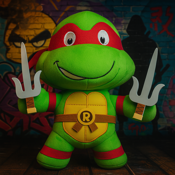 Peluche Tortugas Ninjas Rafael - Las Tortugas Ninjas