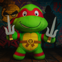 Peluche Tortugas Ninjas Rafael - Las Tortugas Ninjas