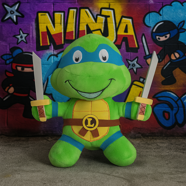Peluche Tortugas Ninjas Leonardo - Las Tortugas Ninjas