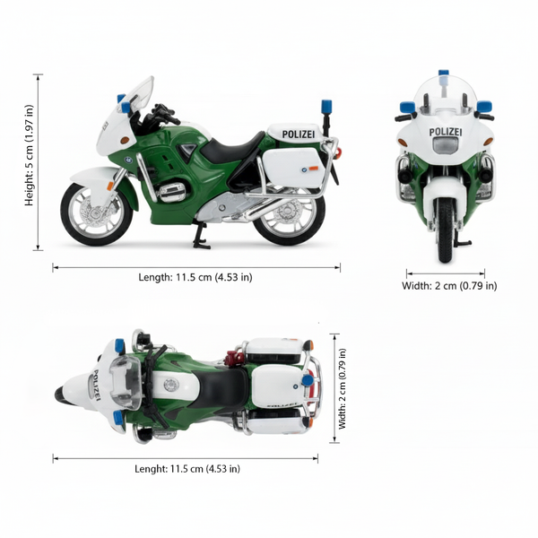 Moto R1100 Rt - Welly Escala 1:18