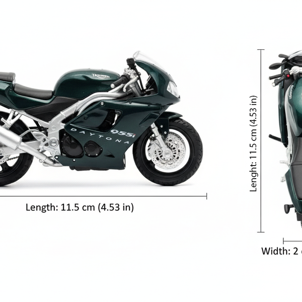 Moto Triumph 2002 Daytona 955I - Welly Escala 1:18