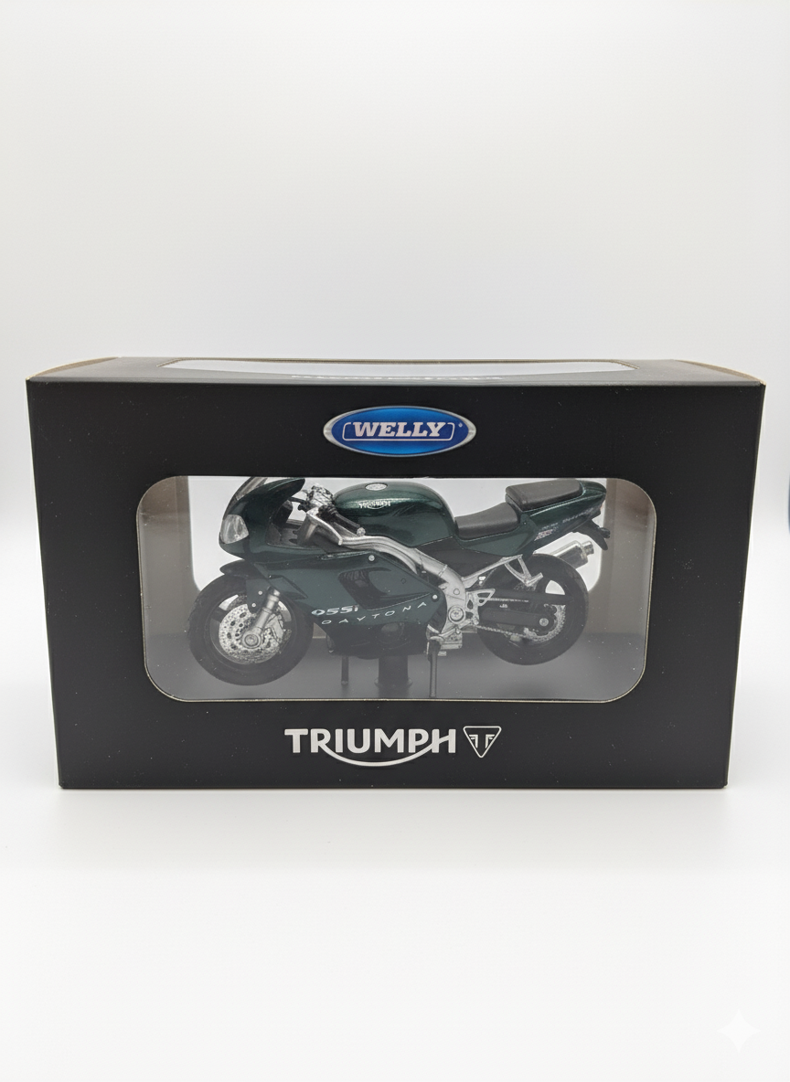 Moto Triumph 2002 Daytona 955I - Welly Escala 1:18