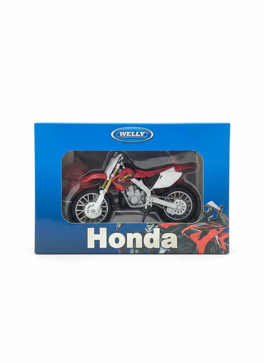 Moto Honda Cr250R - Welly Escala 1:18