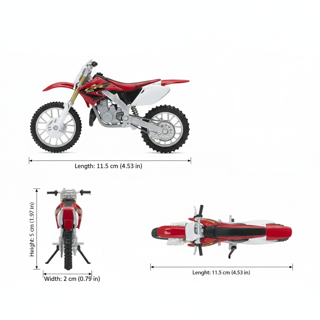 Moto Honda Cr250R - Welly Escala 1:18