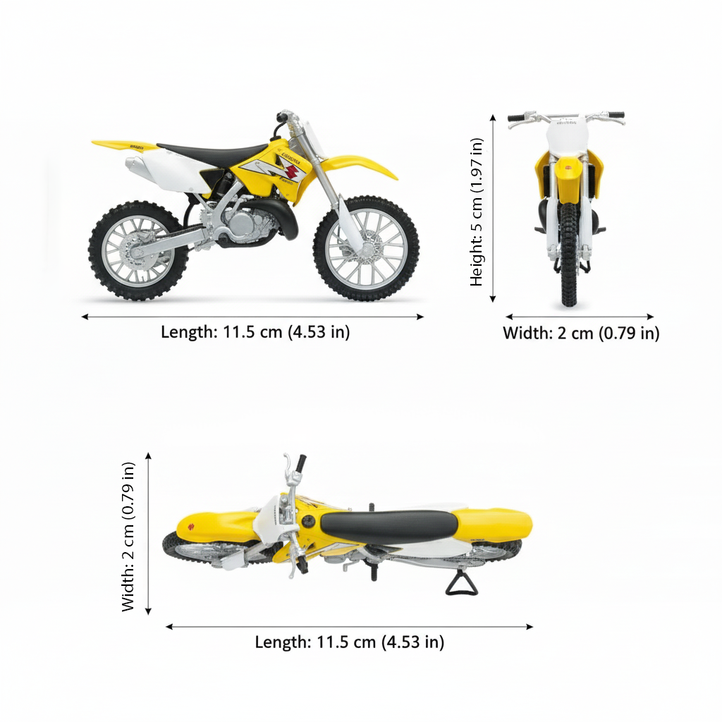 Moto Suzuki Rm250 - Welly Escala 1:18