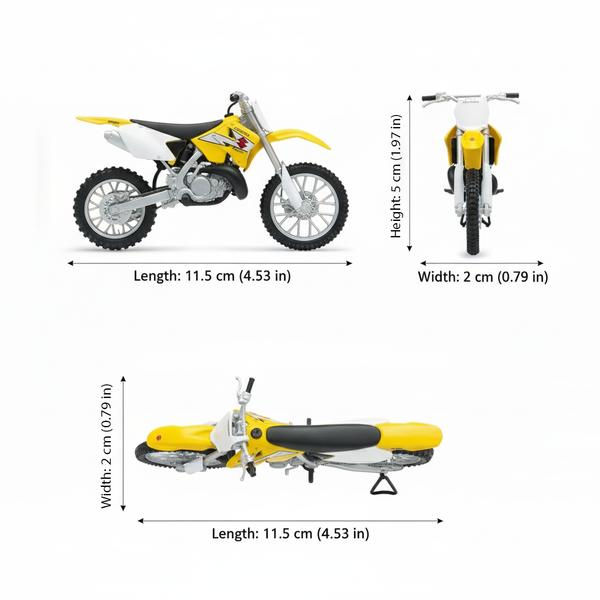Moto Suzuki Rm250 - Welly Escala 1:18