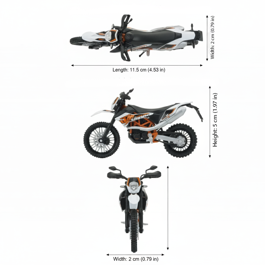 Moto Ktm 690 Enduro R - Welly Escala 1:18