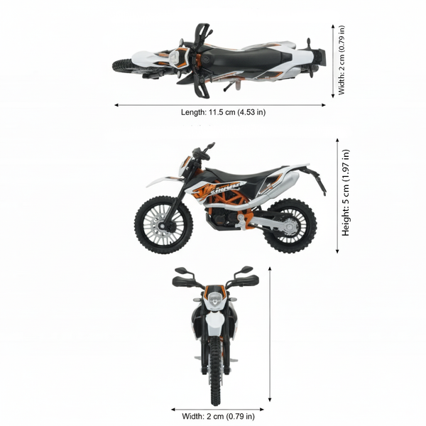 Moto Ktm 690 Enduro R - Welly Escala 1:18