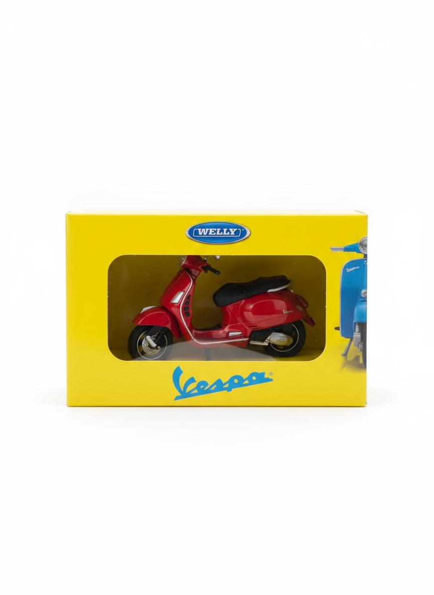 Moto Vespa Gts 125Cc - Welly Escala 1:18
