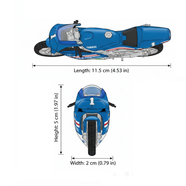 Moto Yamaha Tz250M - Welly Escala 1:18