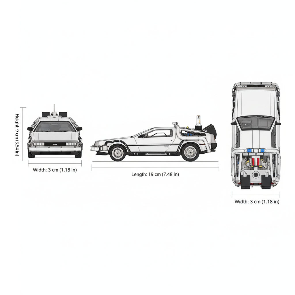 Back To The Future II Delorean - Welly Escala 1:24
