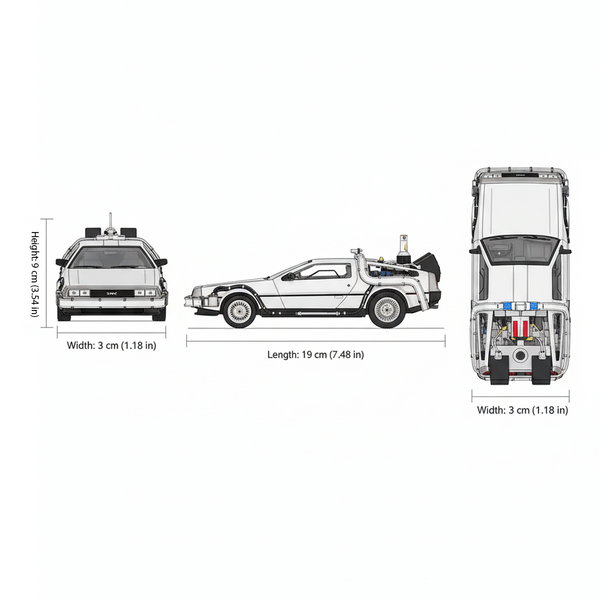 Back To The Future II Delorean - Welly Escala 1:24