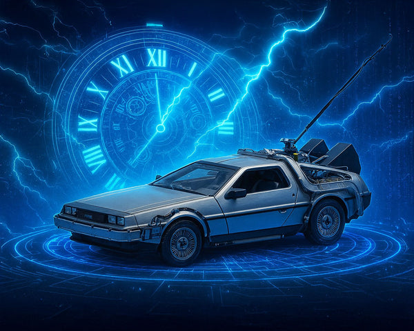 Back To The Future I Delorean - Welly Escala 1:24