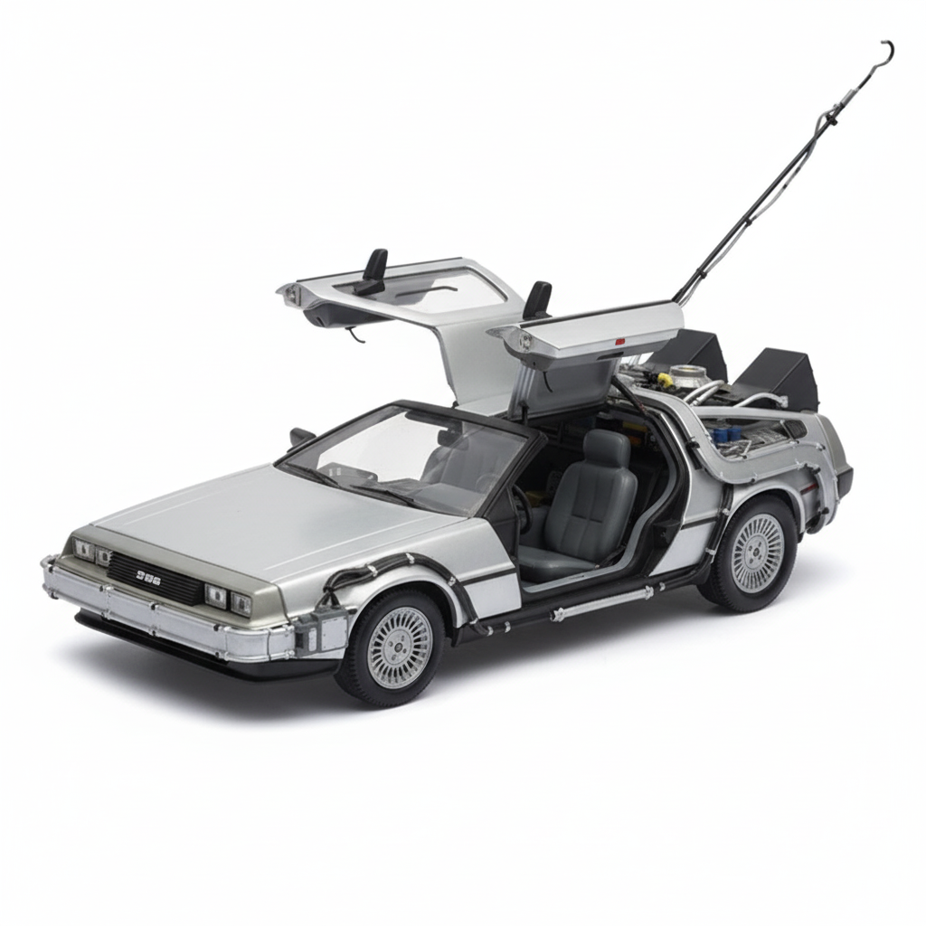 Back To The Future I Delorean - Welly Escala 1:24