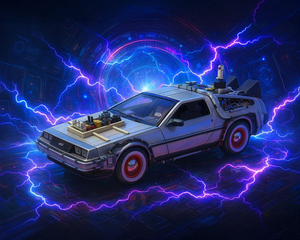 Back To The Future III Delorean - Welly Escala 1:24