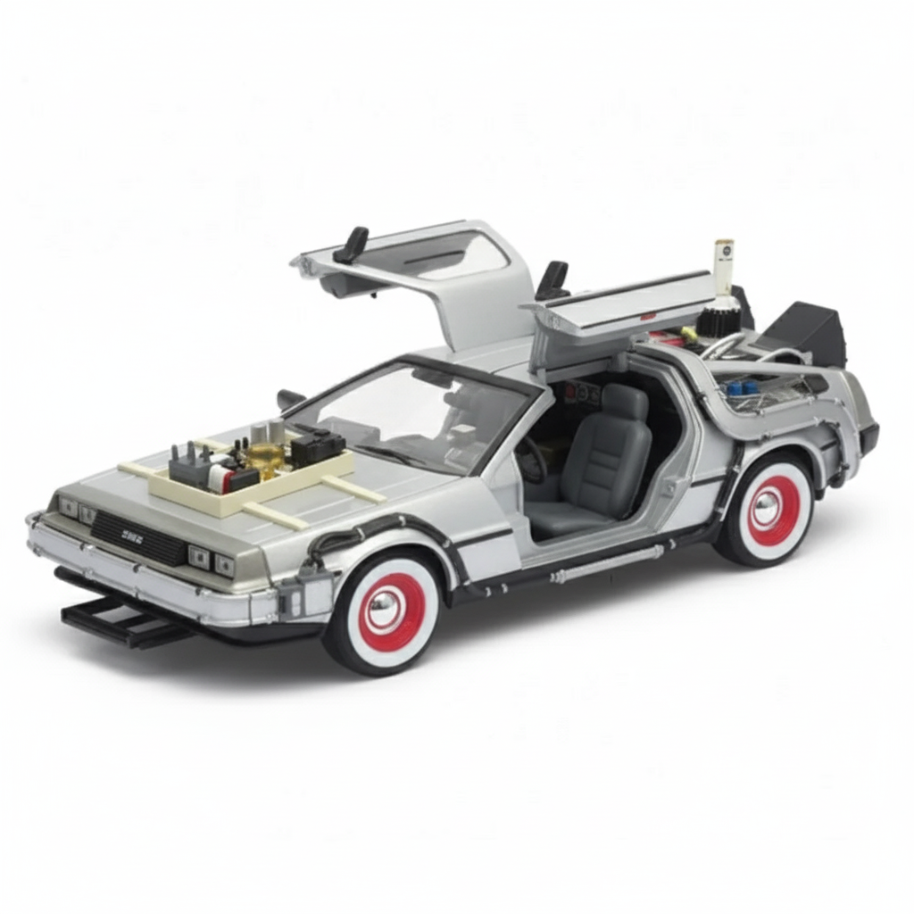 Back To The Future III Delorean - Welly Escala 1:24