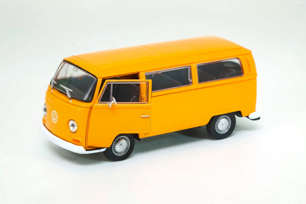 Auto 1972 Volkswagen Bus T2 - Welly Escala 1:34:39