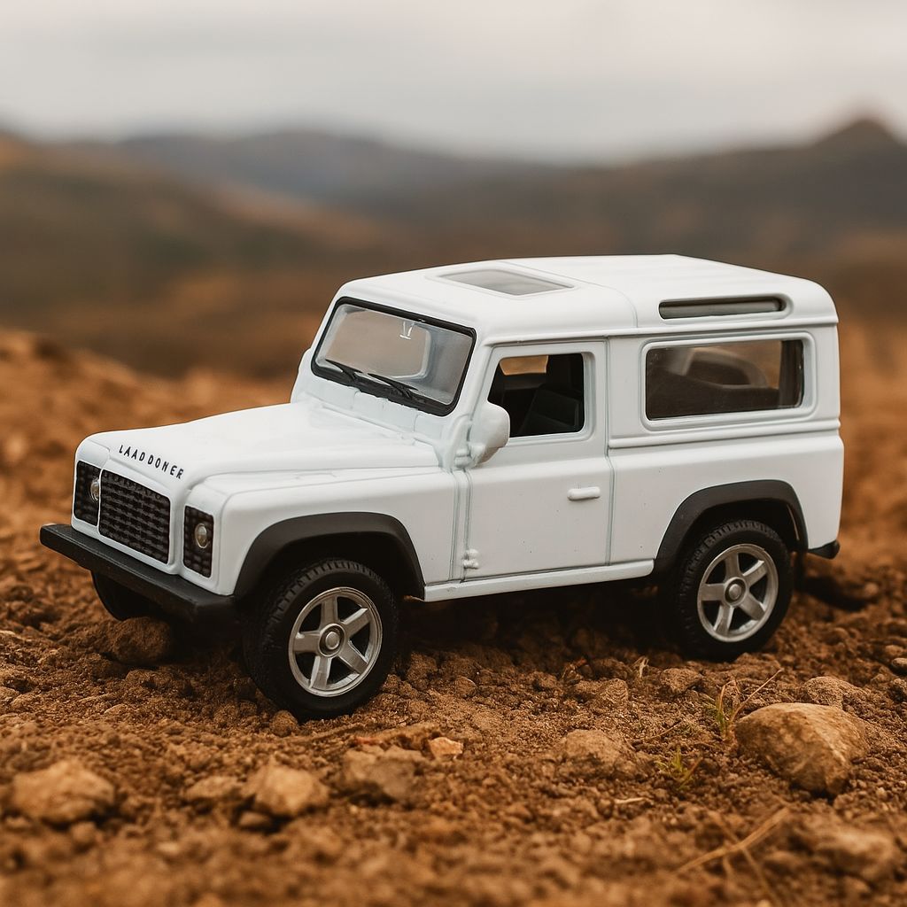 Suv Land Rover Defender - Welly Escala 1:34:39