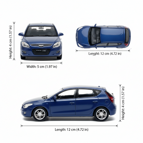 Auto - 39 Hiunday I30 - Welly Escala 1:34:39