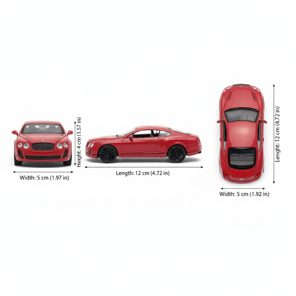 Auto Bentley Continental Supersports - Welly Escala 1:34:39