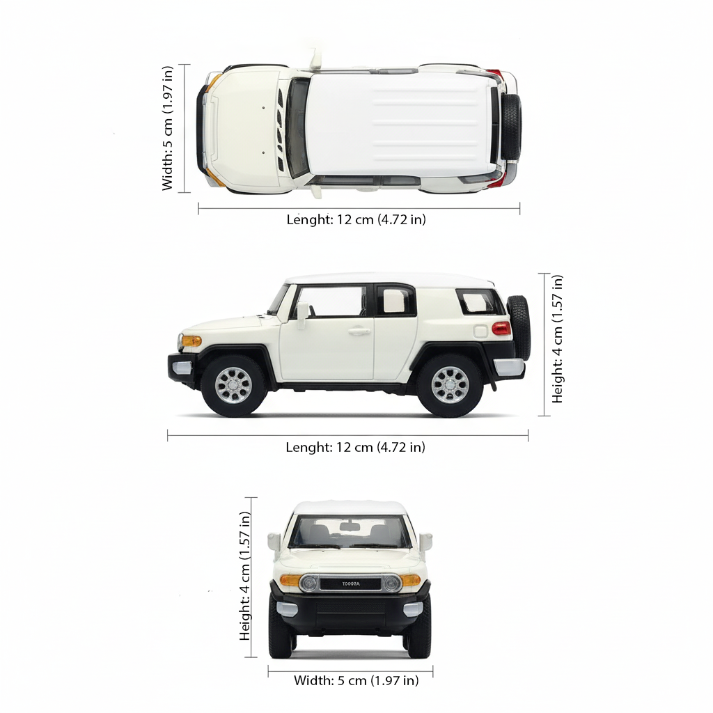 Suv Toyota Fj Cruiser - Welly Escala 1:34:39