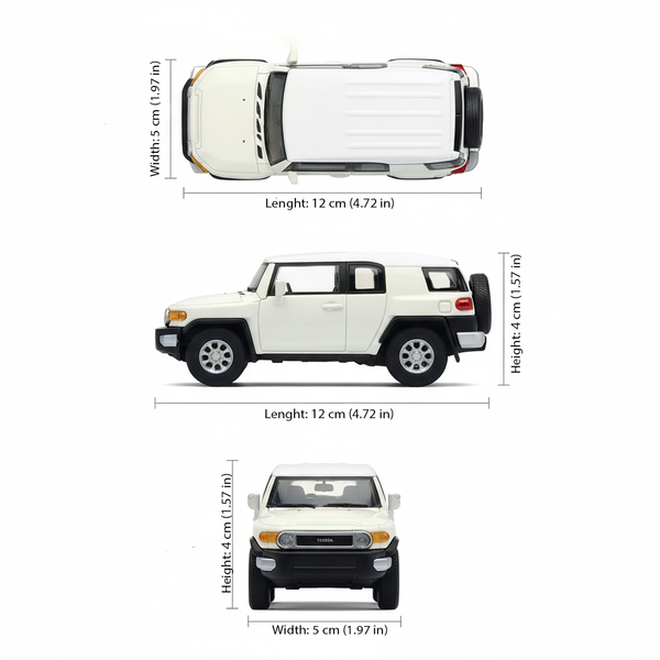 Suv Toyota Fj Cruiser - Welly Escala 1:34:39