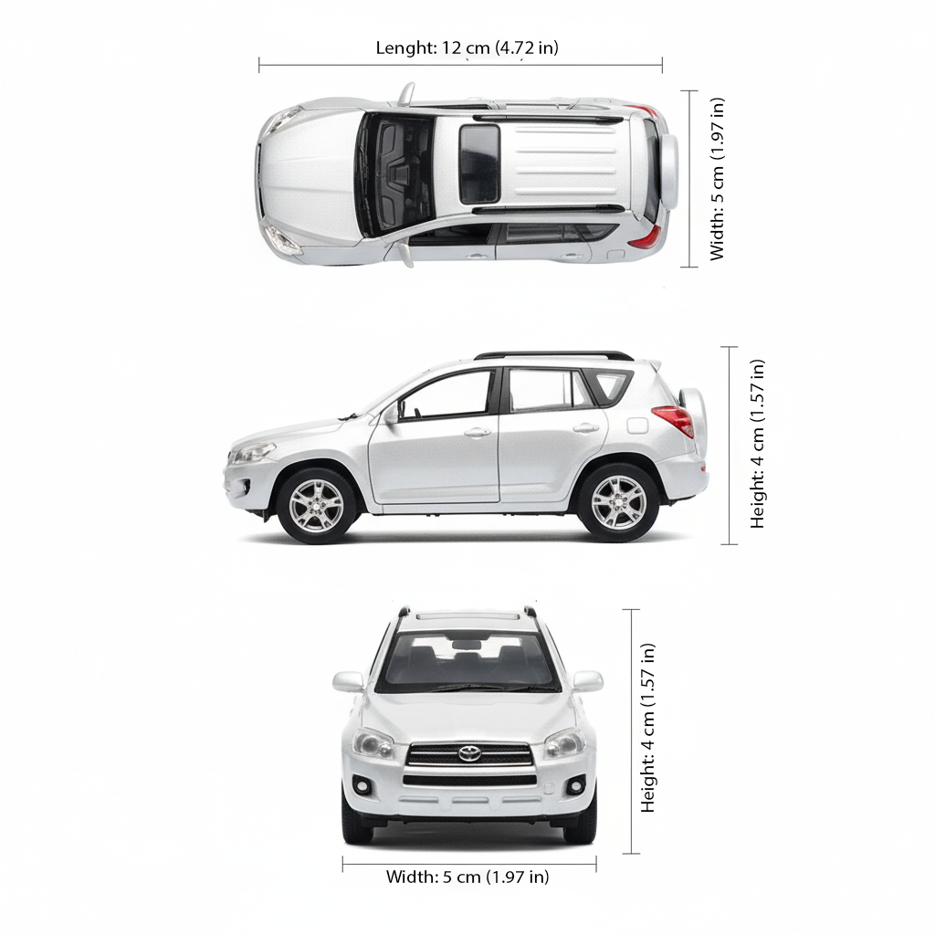 Suv Toyota Rav 4 - Welly Escala 1:34:39