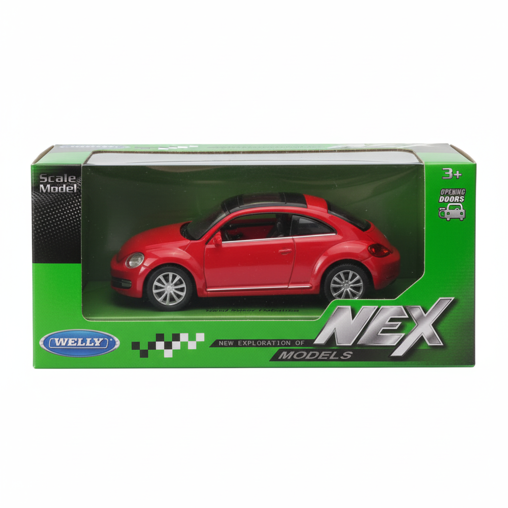 Auto Volkswagen The Beetle - Welly Escala 1:34:39