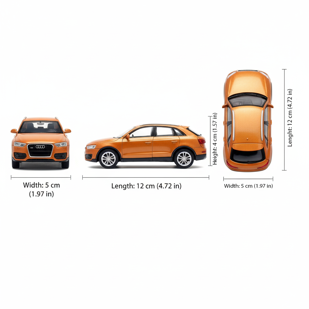 Suv Audi Q3 - Welly Escala 1:34:39