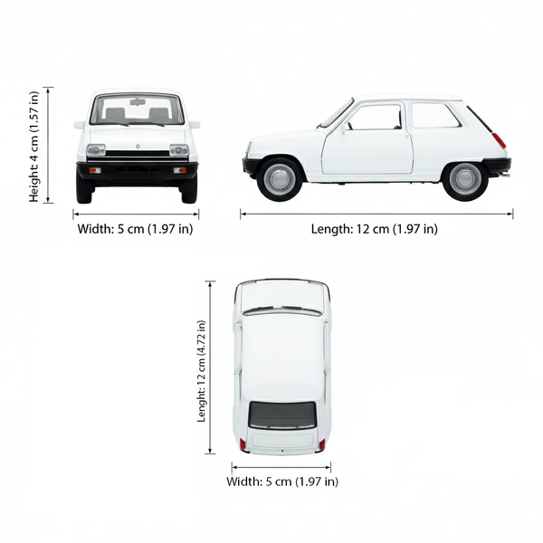 Auto Renault 5 - Welly Escala 1:34:39