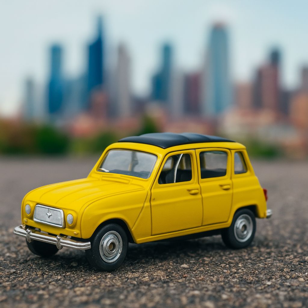 Auto Renault 4 - Welly Escala 1:34:39