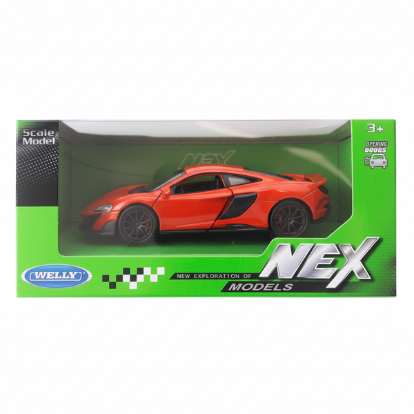 Auto Mclaren 675Lt - Welly Escala 1:34:39