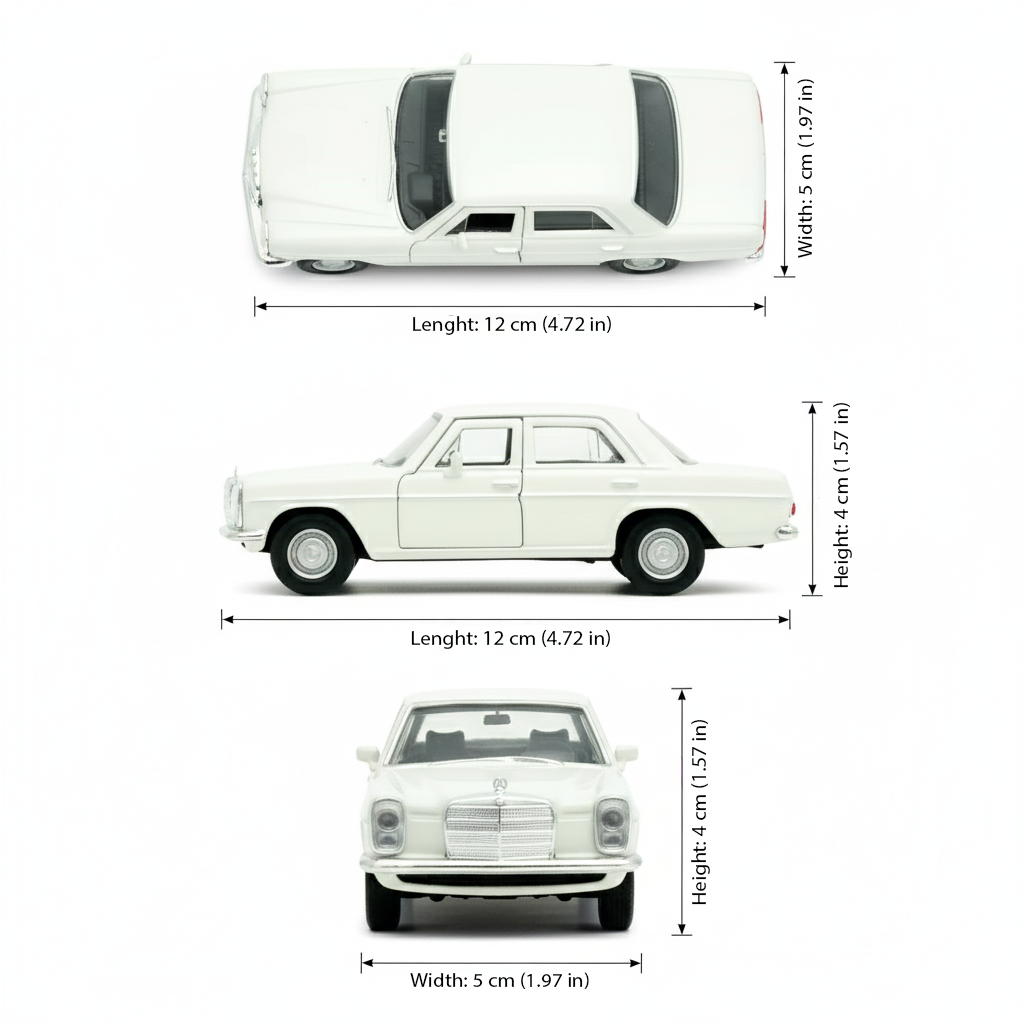 Auto Mercedes-Benz 220 - Welly Escala 1:34:39