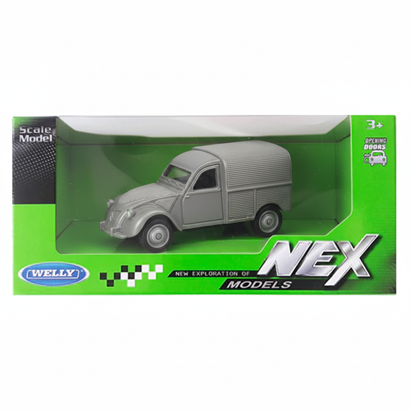 Auto Citroen 2Cv Fourgonnette - Welly Escala 1:34:39