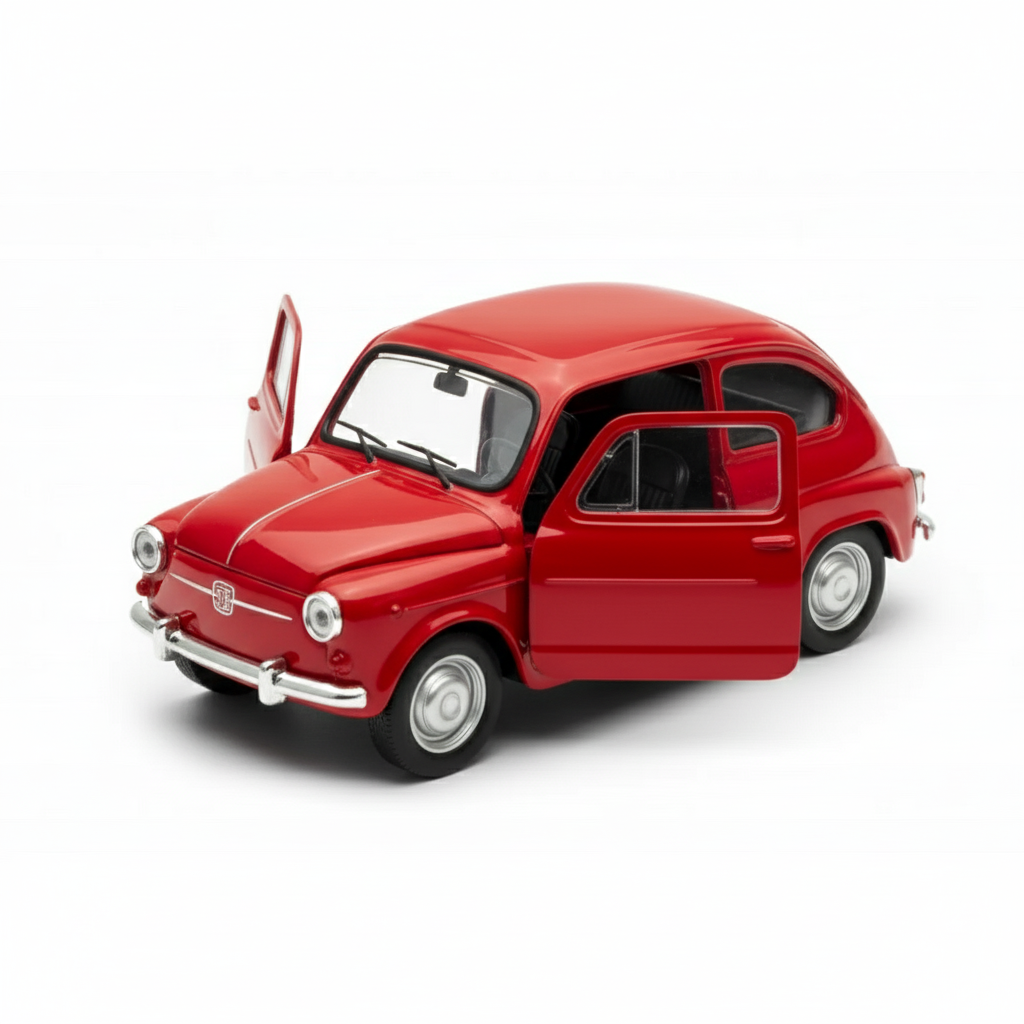 Auto Fiat 600 - Welly Escala 1:34:39