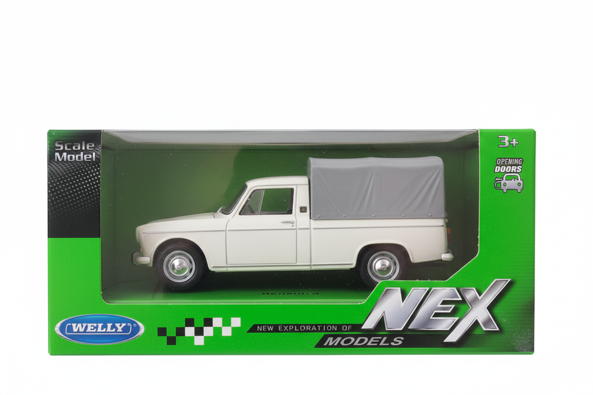 Camioneta 1968 Peugeot 404 Recoger - Welly Escala 1:34:39