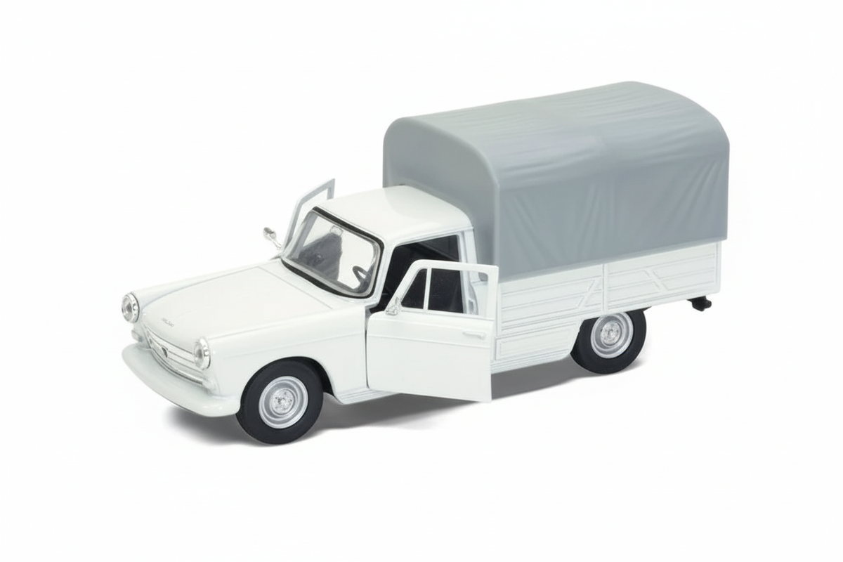 Camioneta 1968 Peugeot 404 Recoger - Welly Escala 1:34:39