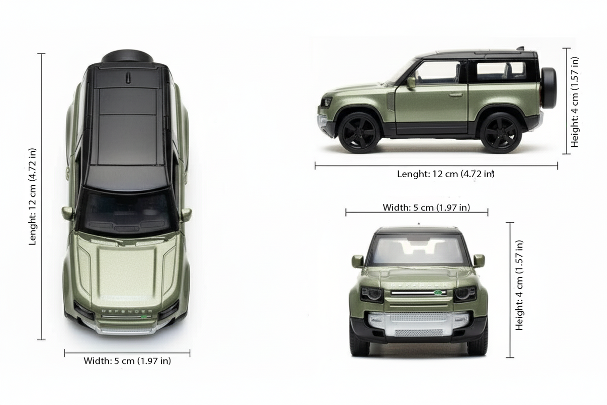 Suv Land Rover Defender 2020 - Welly Escala 1:34:39